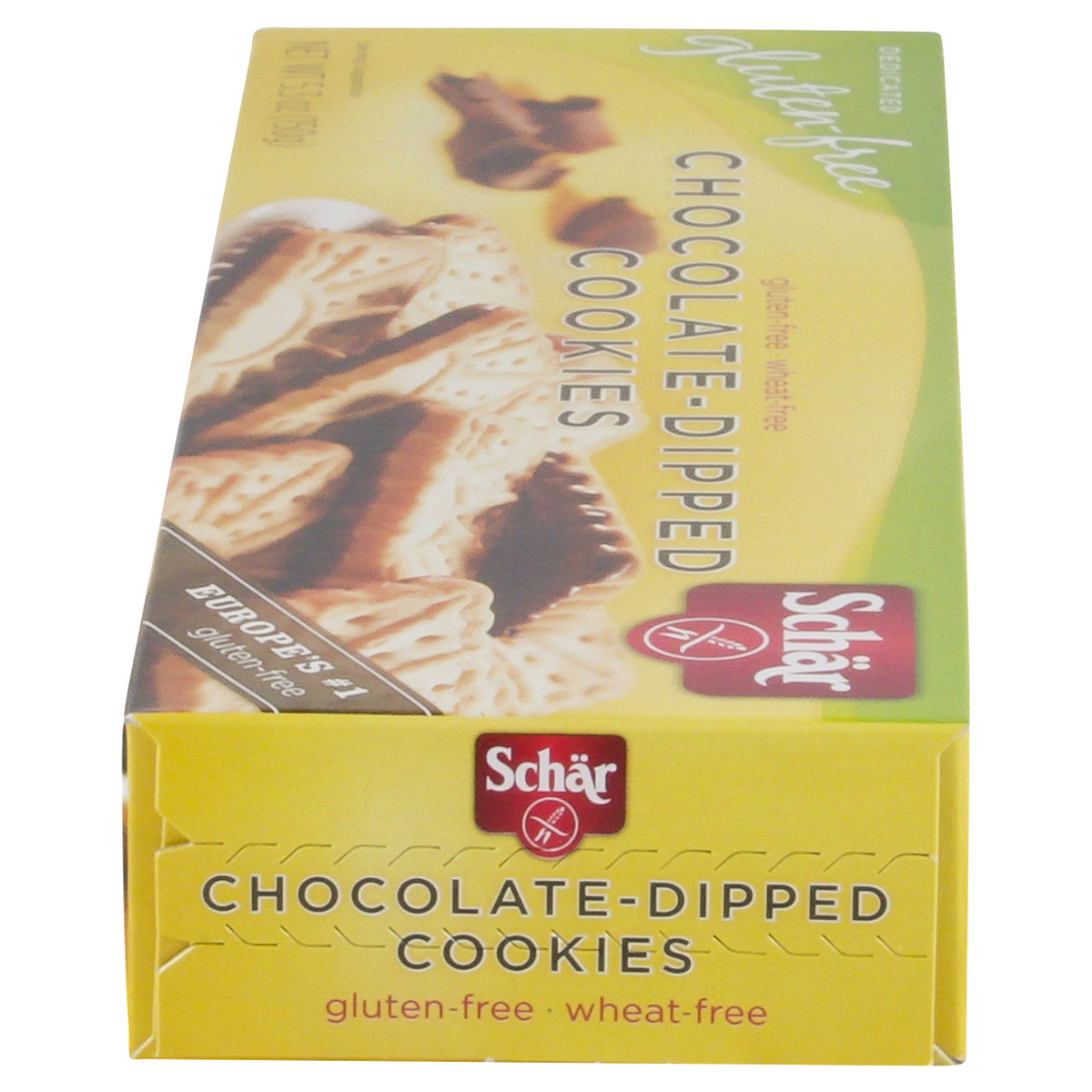 slide 2 of 4, Schär Gluten-Free Chocolate Dipped Cookies 5.3 oz, 5.3 oz