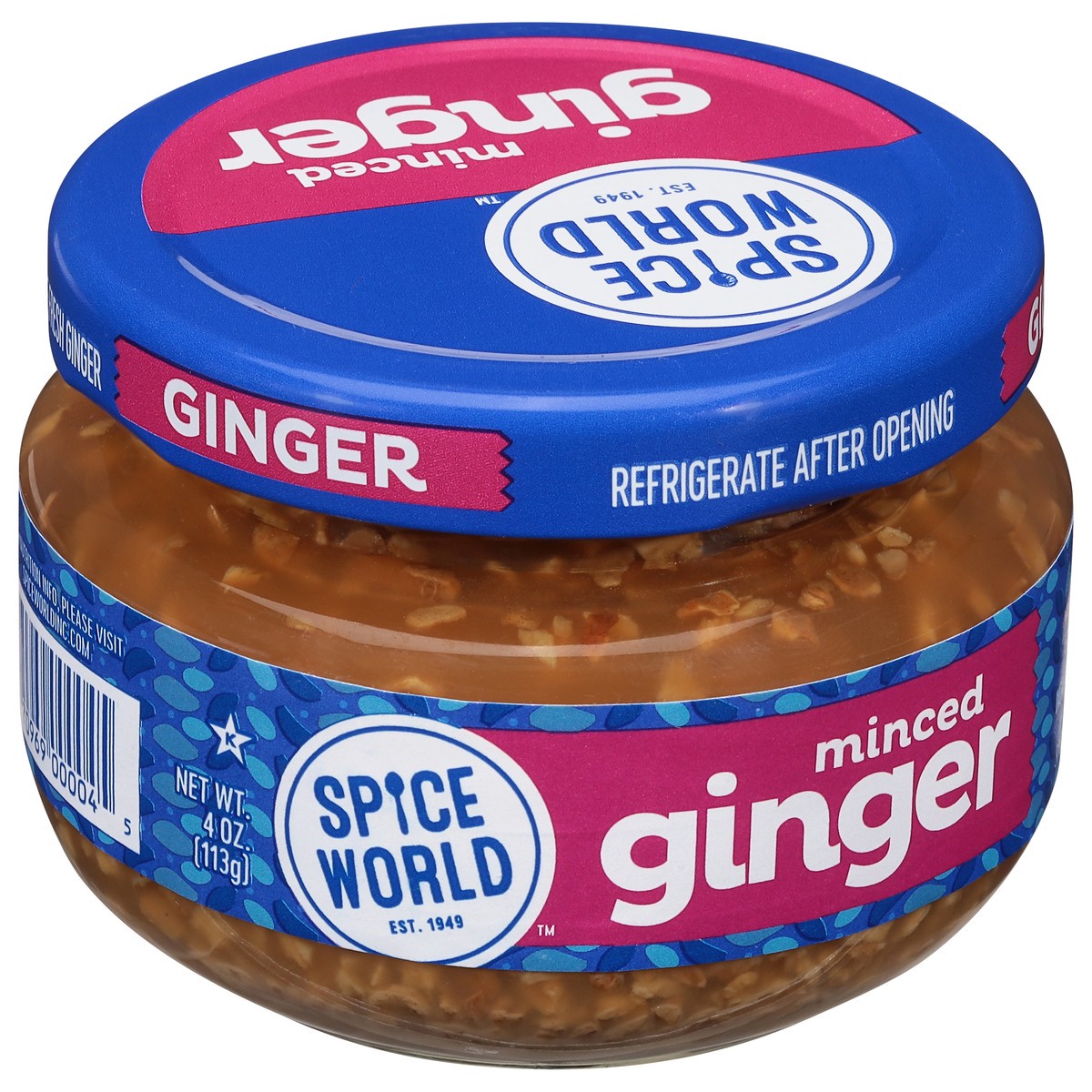 slide 6 of 9, Spice World Minced Ginger 4 oz, 4 oz