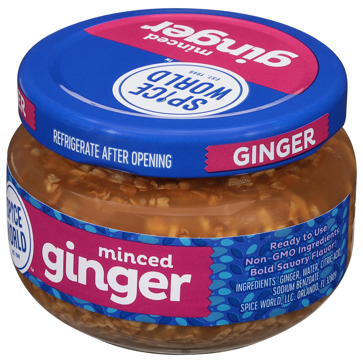 slide 7 of 9, Spice World Minced Ginger 4 oz, 4 oz