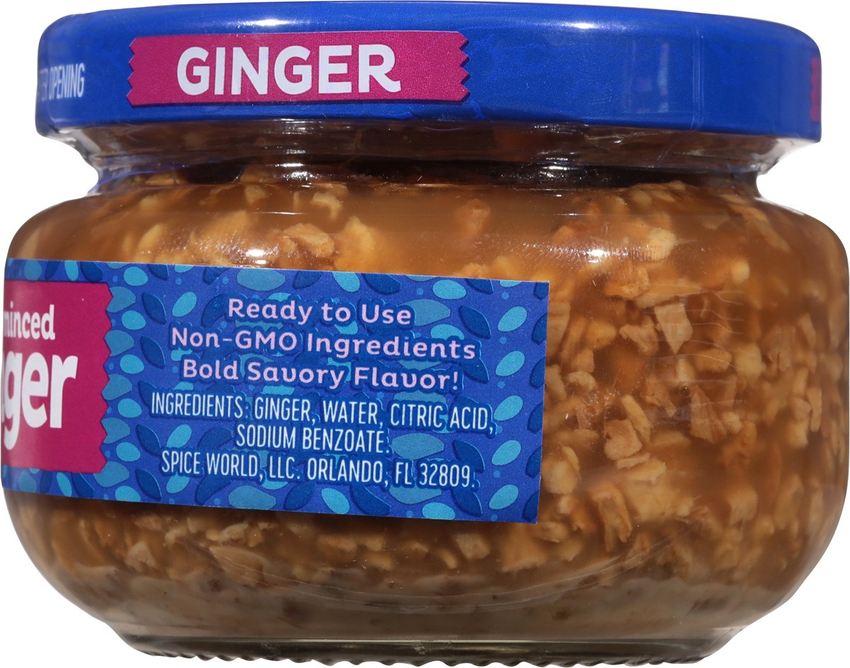 slide 4 of 9, Spice World Minced Ginger 4 oz, 4 oz