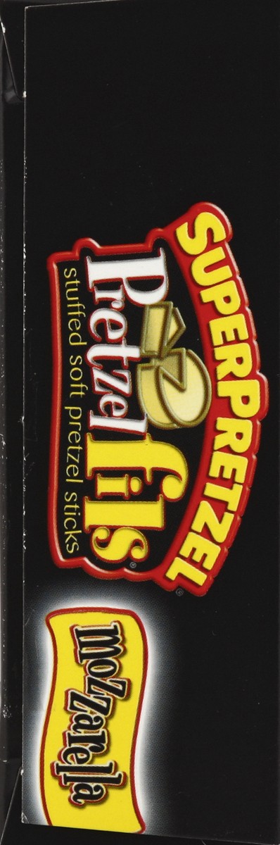 slide 3 of 4, SuperPretzel Pretzelfils Mozzarella Soft Stuffed Pretzel Sticks, 9 oz