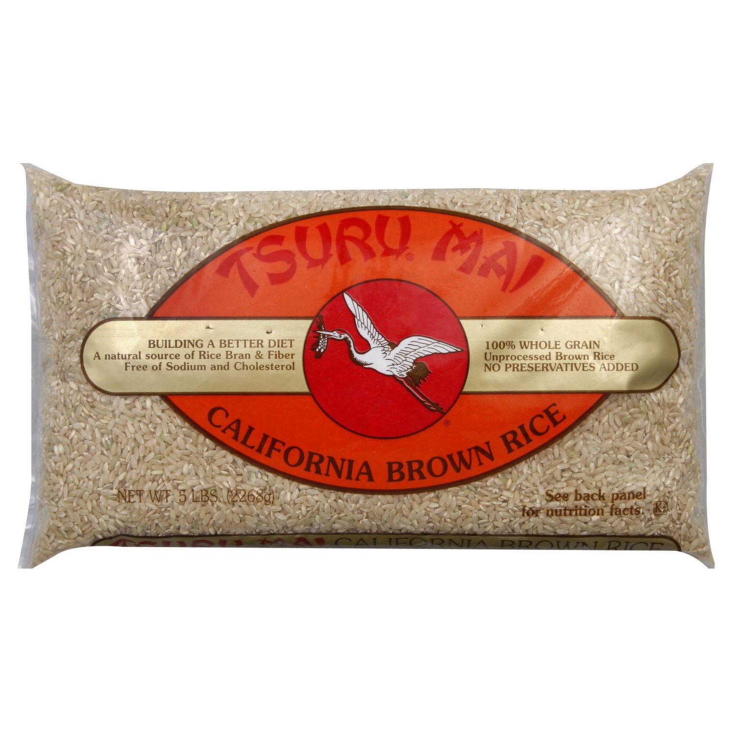 slide 1 of 5, Tsuru Mai Brown Rice, California, 5 lb