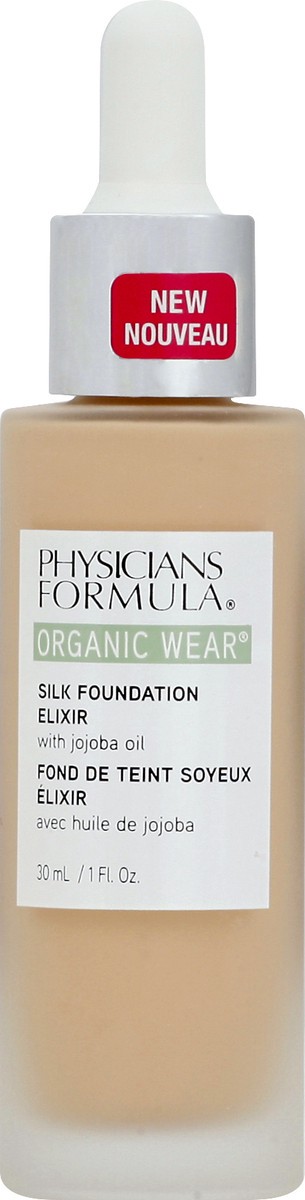 slide 9 of 12, Physicians Formula Organic Wear Light-to-Medium 04 Silk Foundation Elixir 30 ml, 1 fl oz