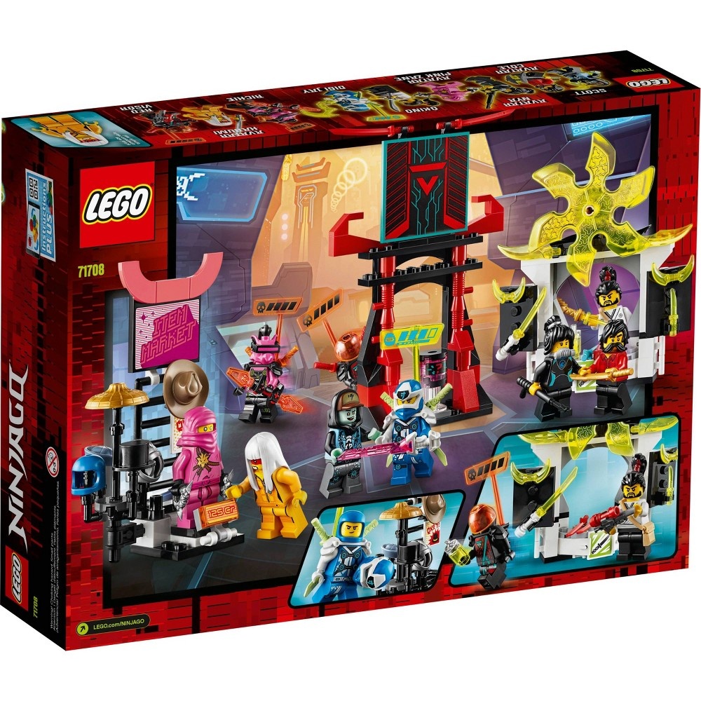 slide 5 of 7, LEGO NINJAGO Gamer's Market 71708 Ninja Building Kit, 1 ct