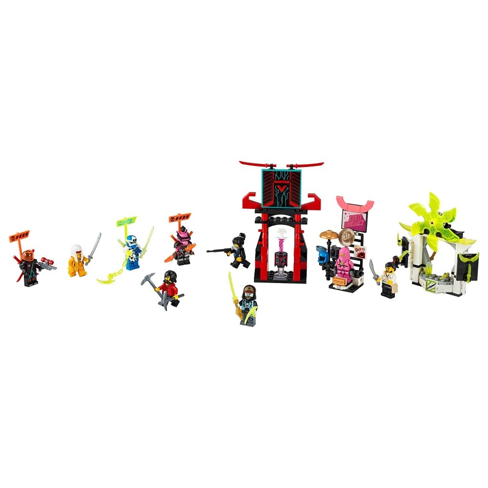 slide 6 of 7, LEGO NINJAGO Gamer's Market 71708 Ninja Building Kit, 1 ct