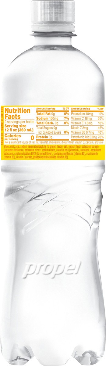 slide 5 of 6, Propel Lemon Vitamin Enhanced Water Bottle, 