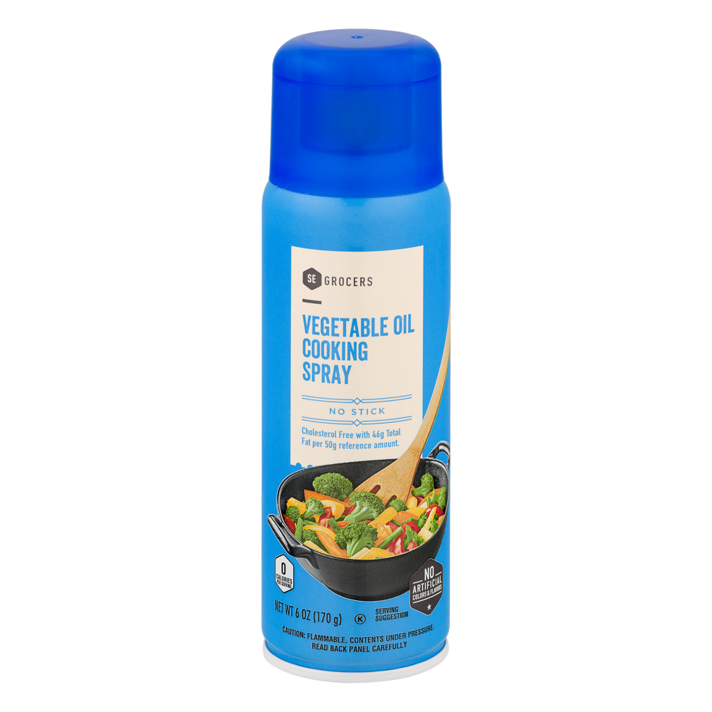 slide 1 of 1, SE Grocers Cooking Spray Vegetable Oil, 6 oz