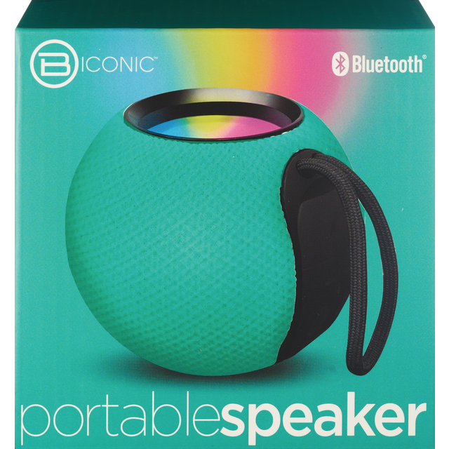slide 1 of 1, B-ICONIC Biconic Bt Speaker Blue, 1 ct