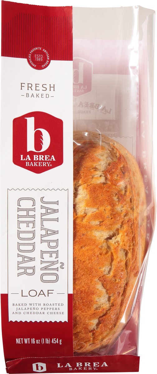 slide 7 of 12, La Brea Bakery Jalapeno Cheddar Loaf 16 oz, 1 lb