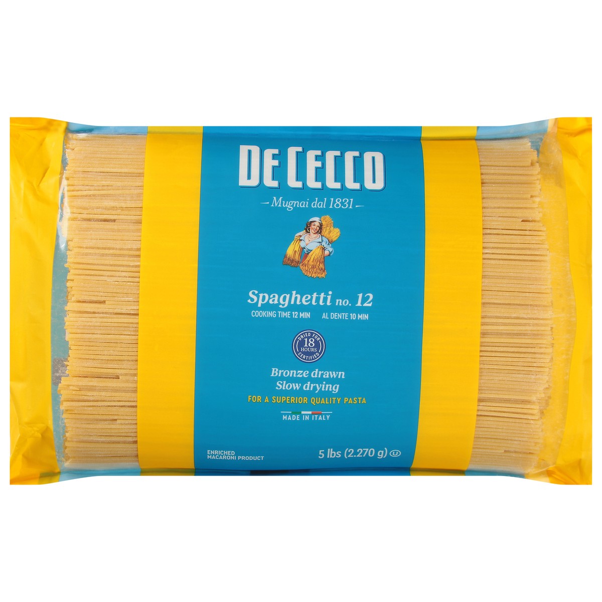 slide 2 of 14, De Cecco No. 12 Spaghetti 5 lb, 5 lb