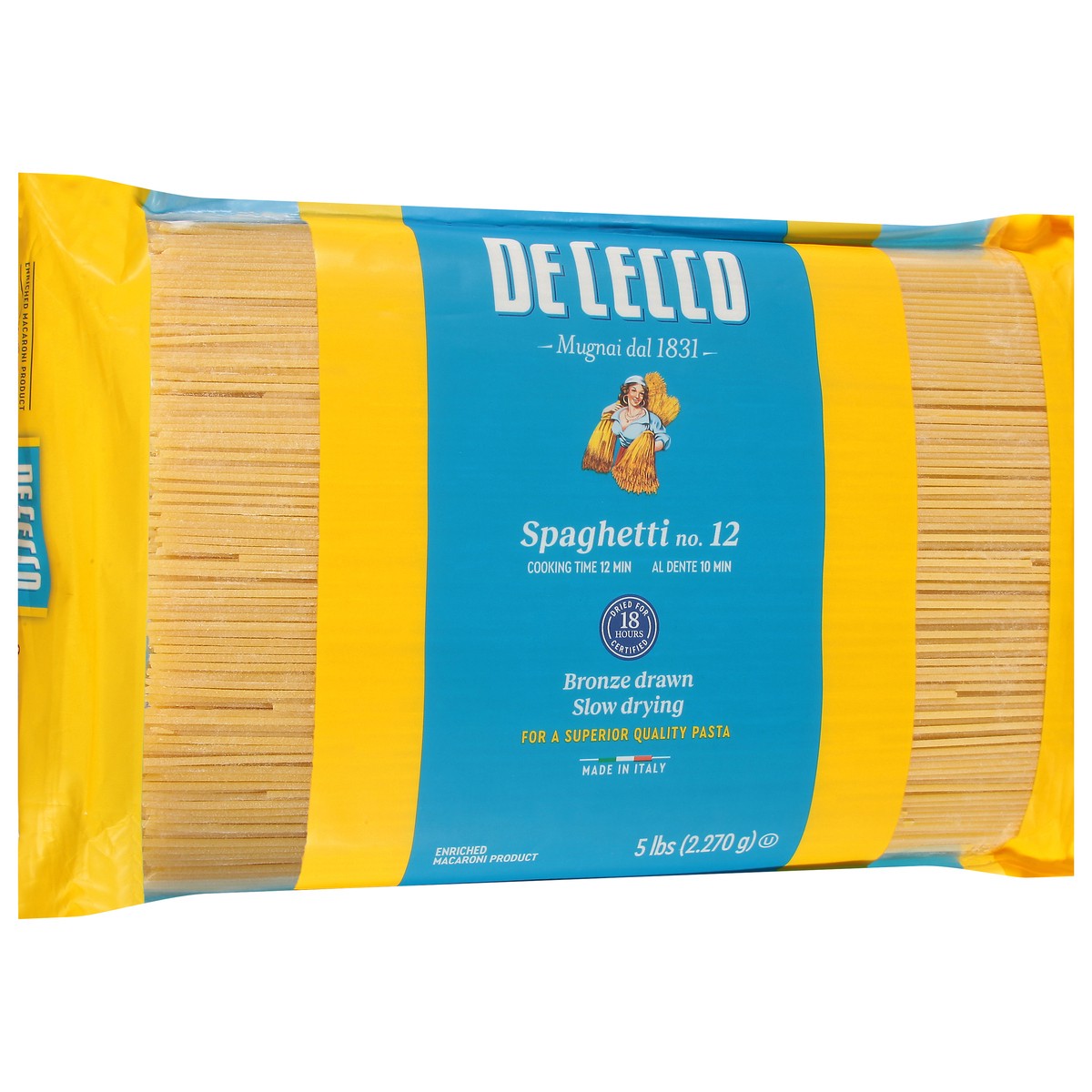 slide 5 of 14, De Cecco No. 12 Spaghetti 5 lb, 5 lb