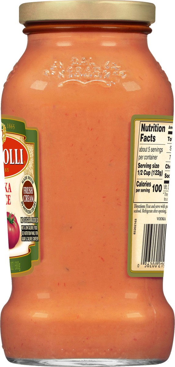 slide 7 of 14, Bertolli Vodka Sauce 24 oz, 24 oz