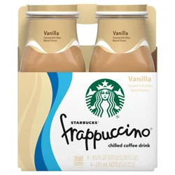 Starbucks Frappuccino Vanilla Coffee- 4ct; 9.5 oz