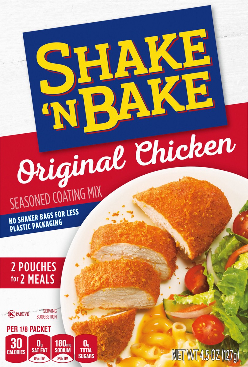 slide 6 of 9, Shake 'n Bake Original Chicken Seasoned Coating Mix - 4.5oz, 