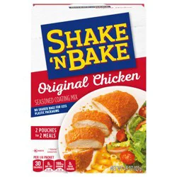 Shake 'N Bake Original Chicken Seasoned Coating Mix, 4.5 oz Box, 2 ct Packets