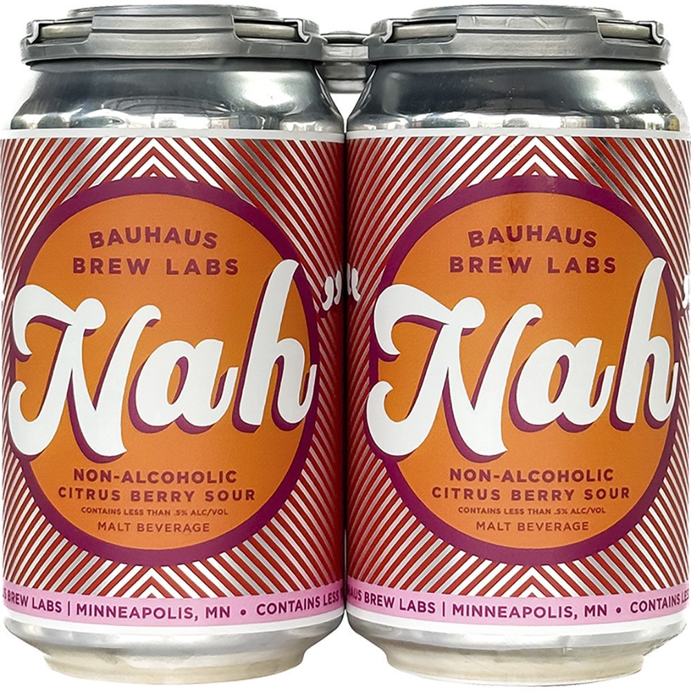 slide 1 of 1, Bauhaus Brew Labs Nah Non-alcoholic Sour, 6 ct; 12 oz