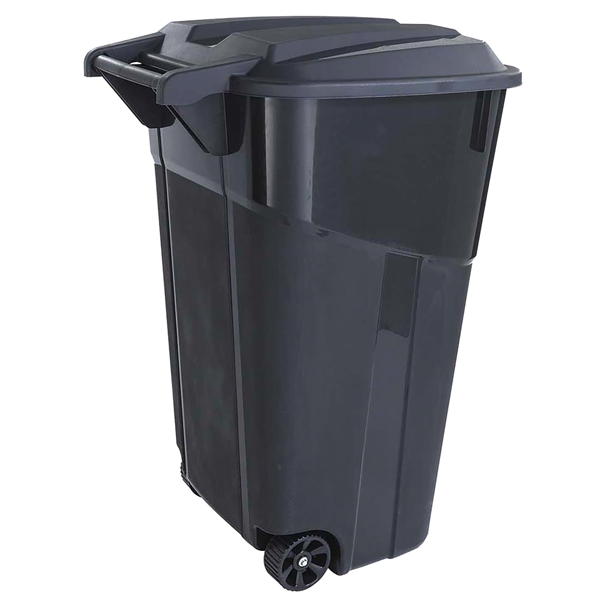 slide 1 of 1, United Solutions Wheeled Injection Molded Trash Can, 32 gal