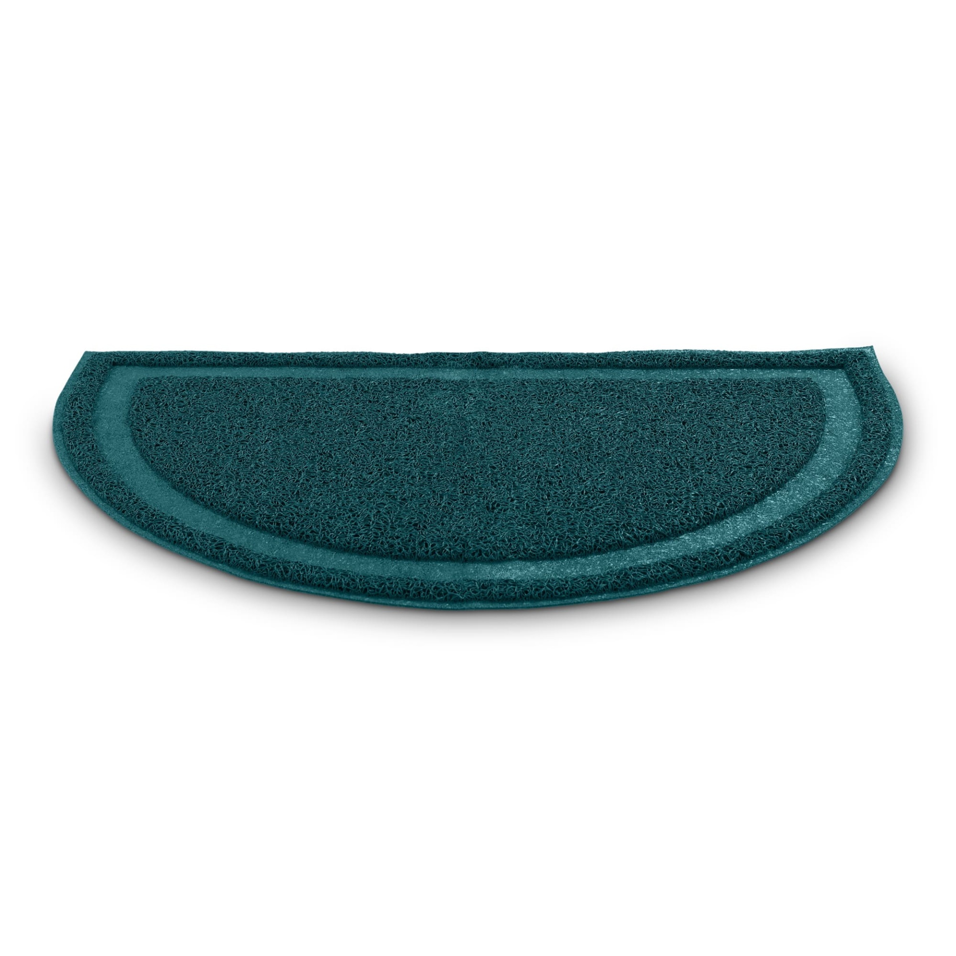 slide 1 of 1, So Phresh Ocean Blue Half-Moon Cat Litter Trapper Mat, 1 ct