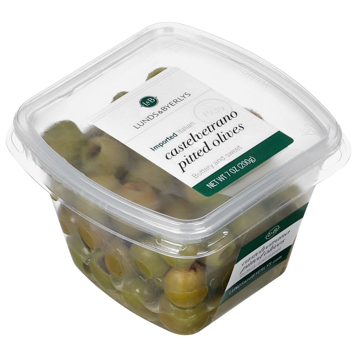 slide 2 of 13, Lunds & Byerlys Imported Italian Pitted Castelvetrano Buttery and Sweet Olives 7 oz, 7 oz