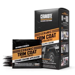 Ceratoke Quick Plastic Trim Restorer - Black