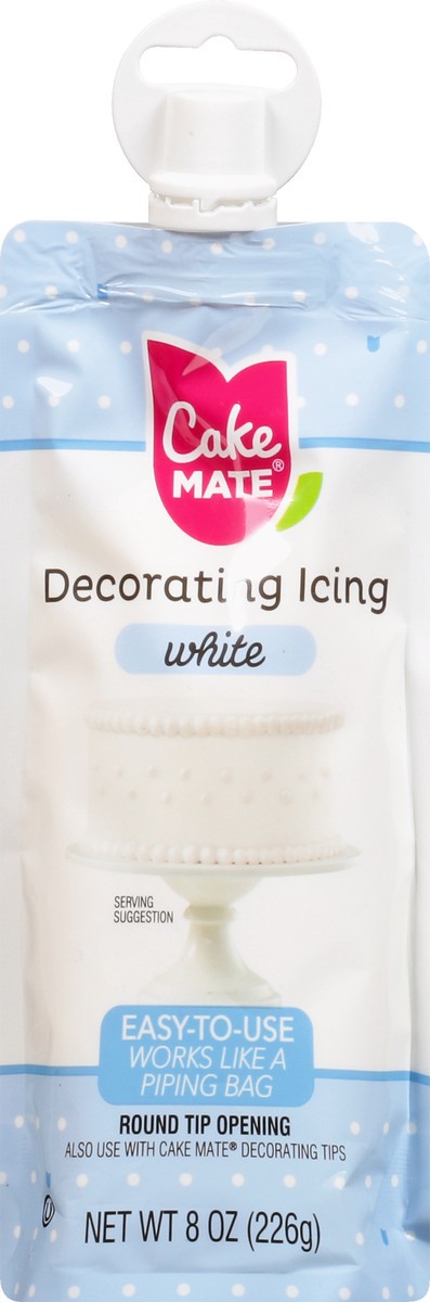 slide 9 of 10, Cake Mate Decorating Icing White, 8 oz