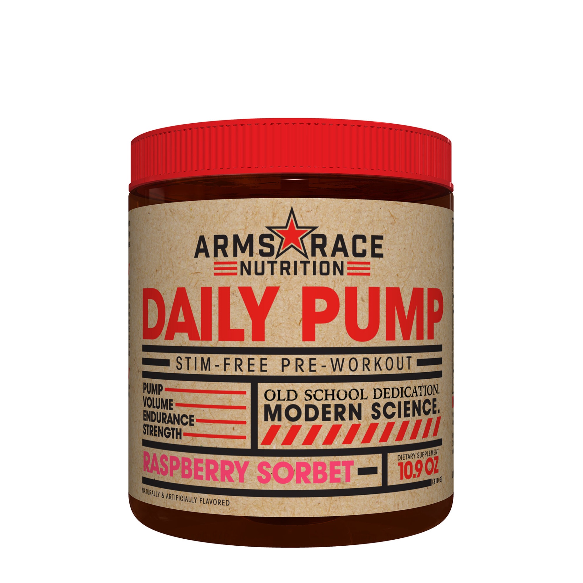 slide 1 of 1, Arms Race Nutrition Daily Pump - Raspberry Sorbet, 1 ct