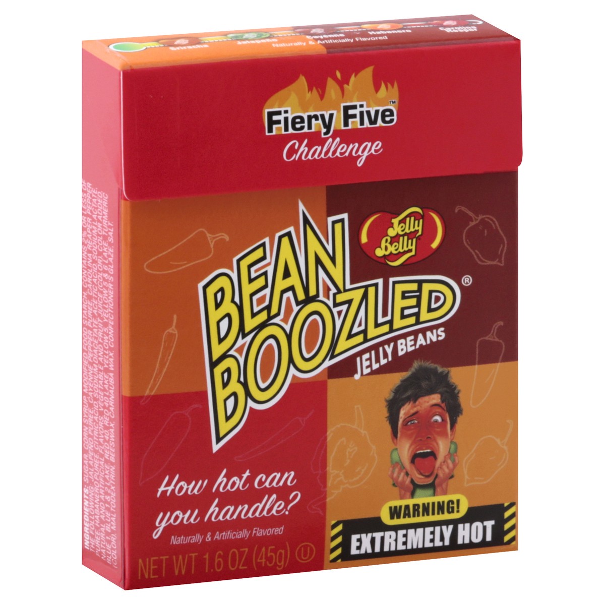 slide 8 of 10, Jelly Belly Jelly Beans, Fiery Five Challenge, 1.6 oz