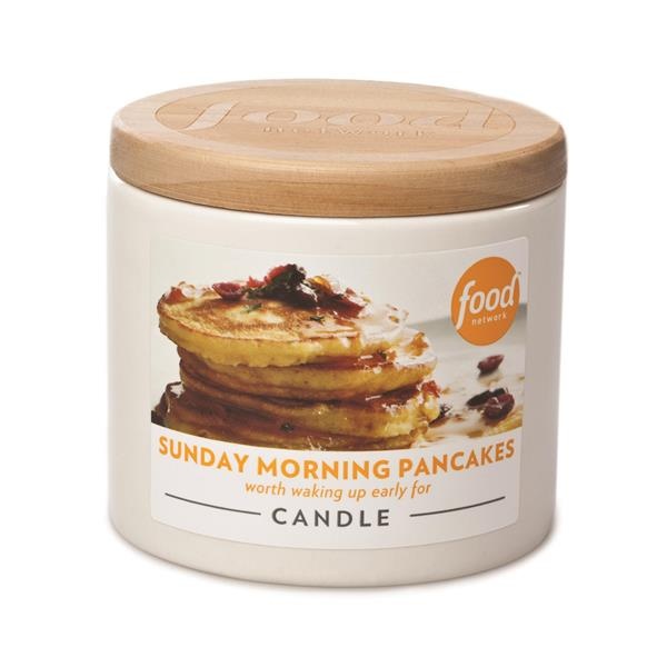 slide 1 of 1, Food Network Crock Candle Sunday Morning Pancakes, 6.75 oz