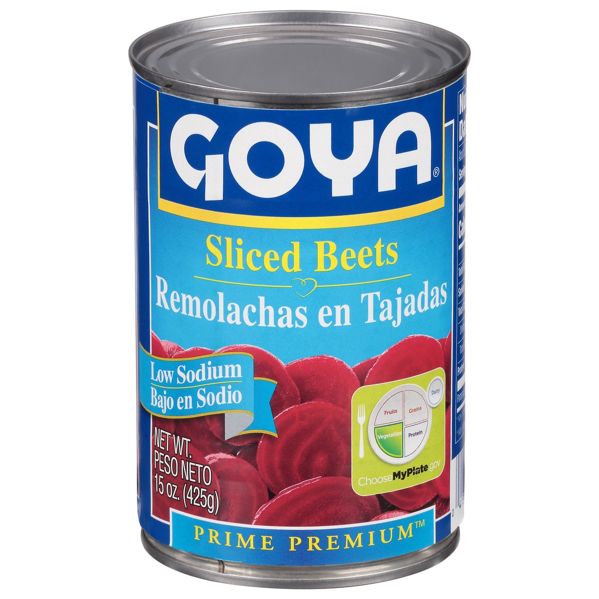 slide 1 of 1, Goya Prime Premium Low Sodium Sliced Beets 15 oz, 15 oz