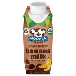 Mooala Organic Chocolate Banana Milk, 237 mL