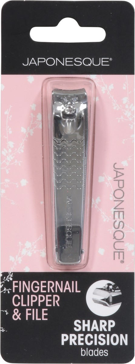 slide 8 of 13, Japonesque Sharp Precision Blades Fingernail Clipper & File 1 ea, 1 ct