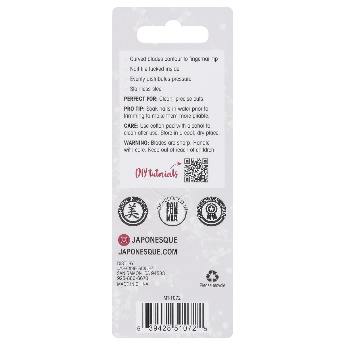 slide 2 of 13, Japonesque Sharp Precision Blades Fingernail Clipper & File 1 ea, 1 ct