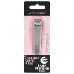 Japonesque Sharp Precision Blades Fingernail Clipper & File 1 ea