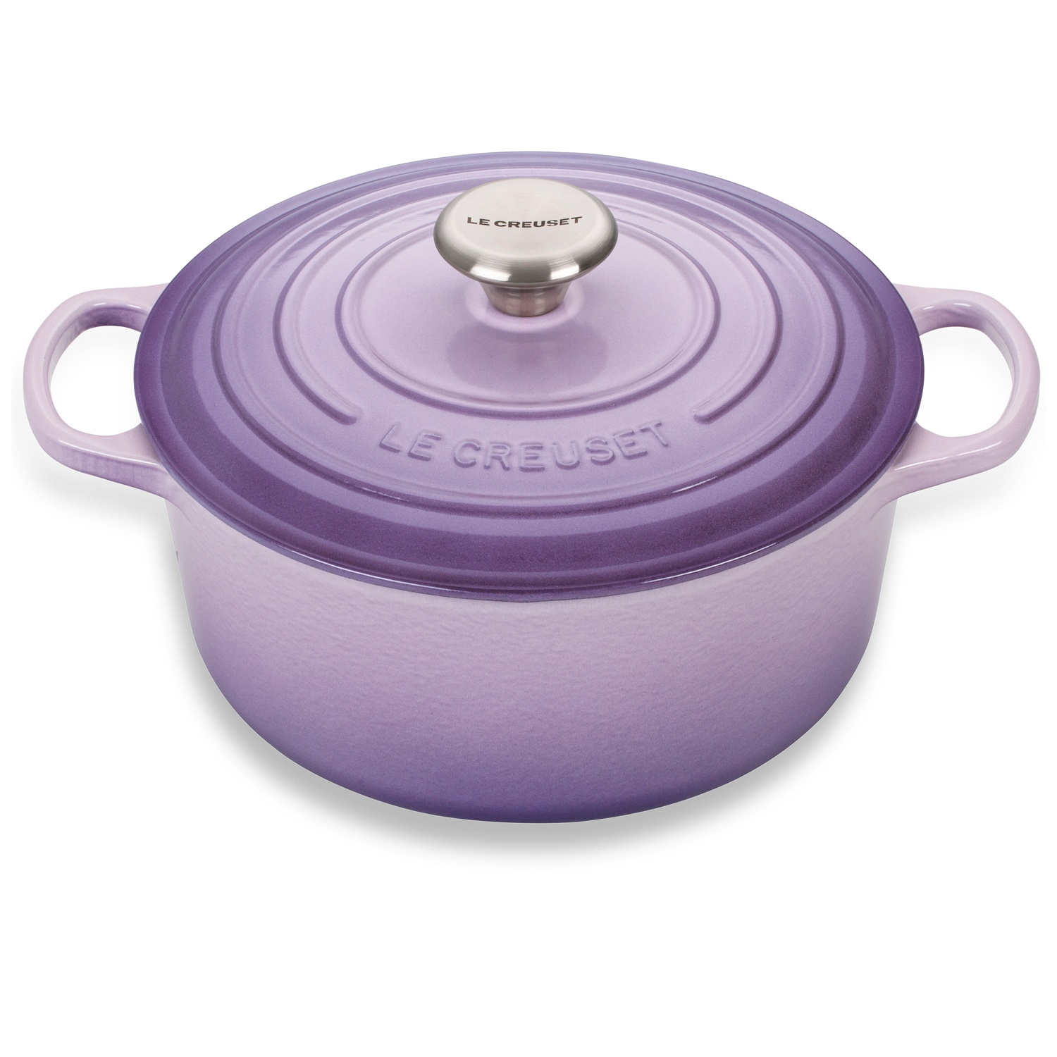 slide 1 of 1, Le Creuset Signature Round Dutch Oven, Provence, 4.5 qt