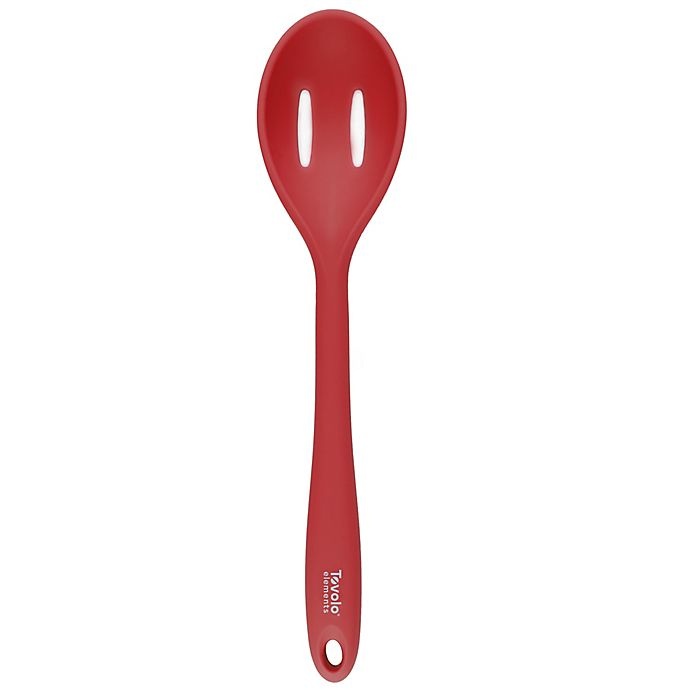 slide 1 of 1, Tovolo All Silicone Slotted Spoon - Chili Pepper, 1 ct