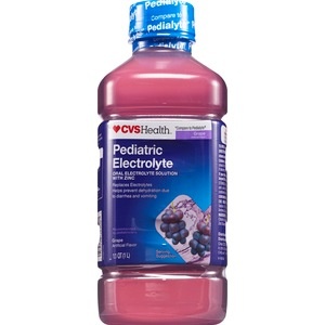 slide 1 of 1, CVS Health Pediatric Electrolyte Grape Flavor, 35.2 oz