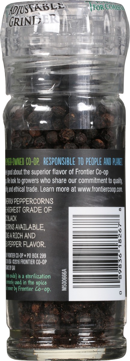 slide 3 of 10, Frontier Co-Op Organic Grinders Tellicherry Black Peppercorns 1.76 oz, 1.76 oz