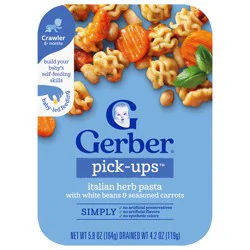 Gerber Stage 3 Baby Food, Italian Herb Pasta, Pick-Ups, Baby Led Feeding