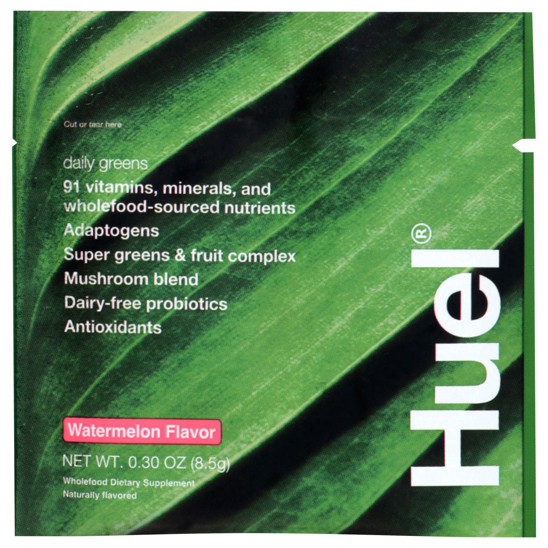 slide 1 of 1, Huel Watermelon Flavor Daily Greens 0.30 oz, 0.3 oz