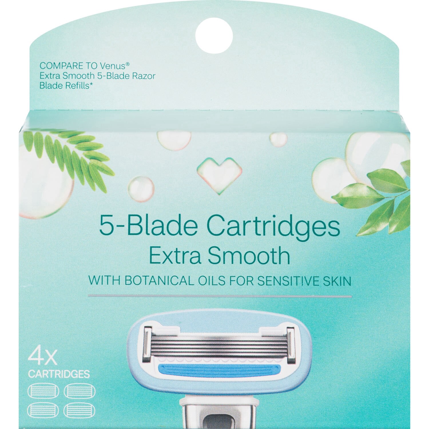 slide 1 of 1, Cvs Beauty Five Blade Refill, 4 Ct, 4 ct