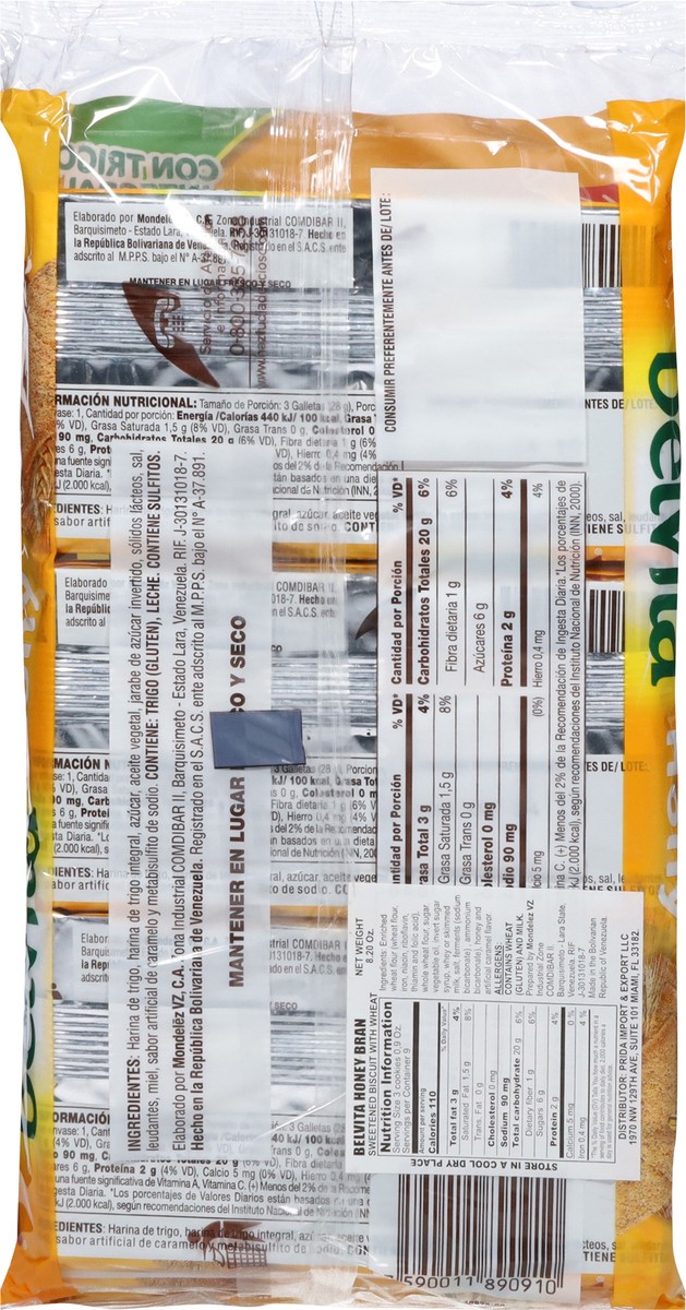 slide 11 of 13, belVita Honey Bran Biscuit 8.20 oz, 8.2 oz