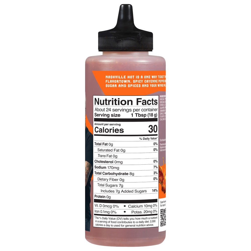 slide 2 of 2, Flavortown Nashville Hot Wing Sauce 15.2 oz, 15.2 oz