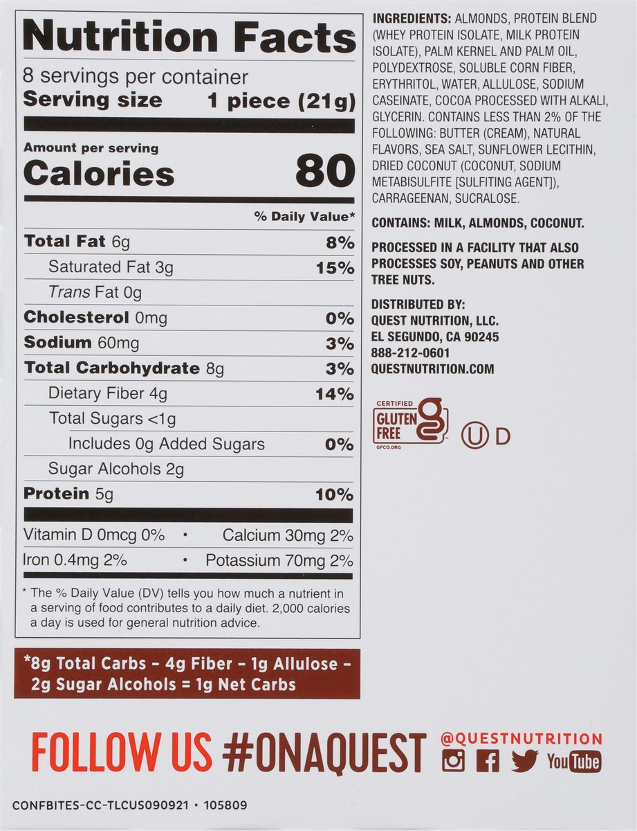 slide 6 of 9, Quest Candy Bites, 1.84 oz