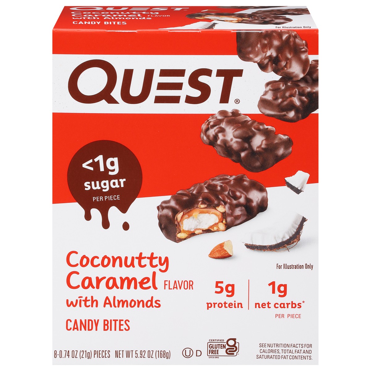 slide 1 of 9, Quest Candy Bites, 1.84 oz