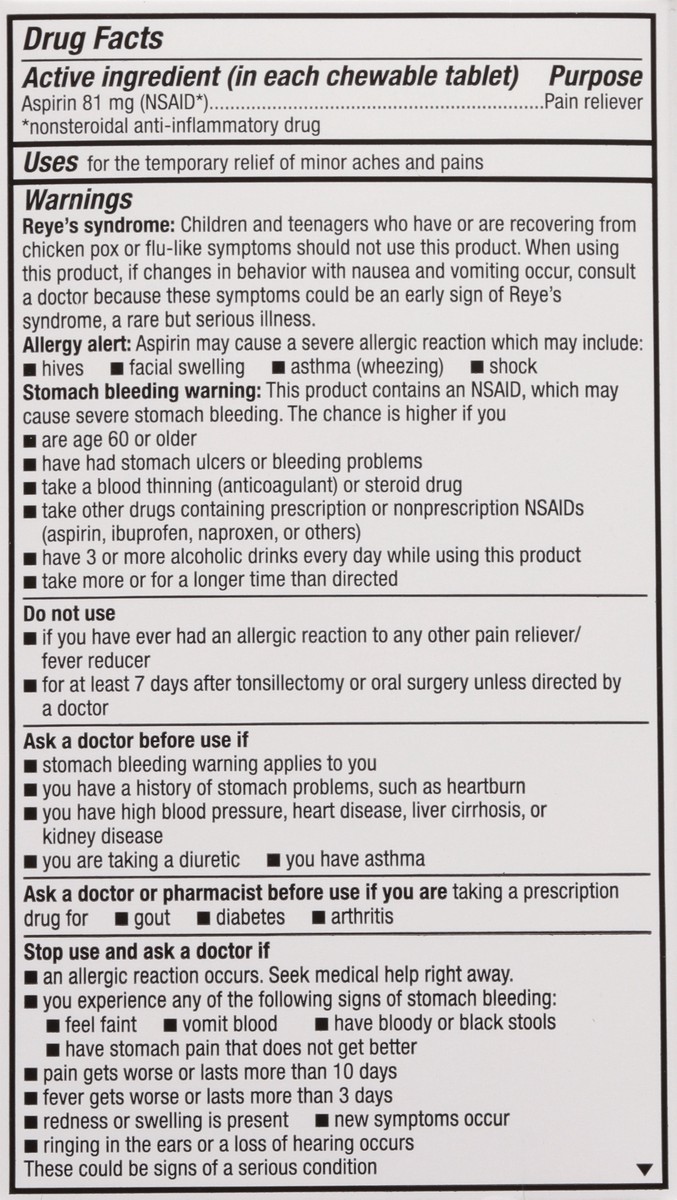 slide 10 of 10, Topcare Aspirin Orange, 3 ct