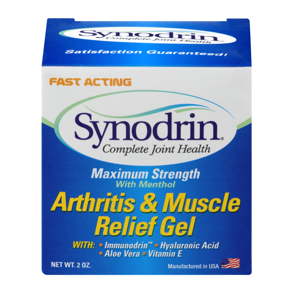 slide 1 of 1, Synodrin Arthritis/Muscle Gel, 2 oz