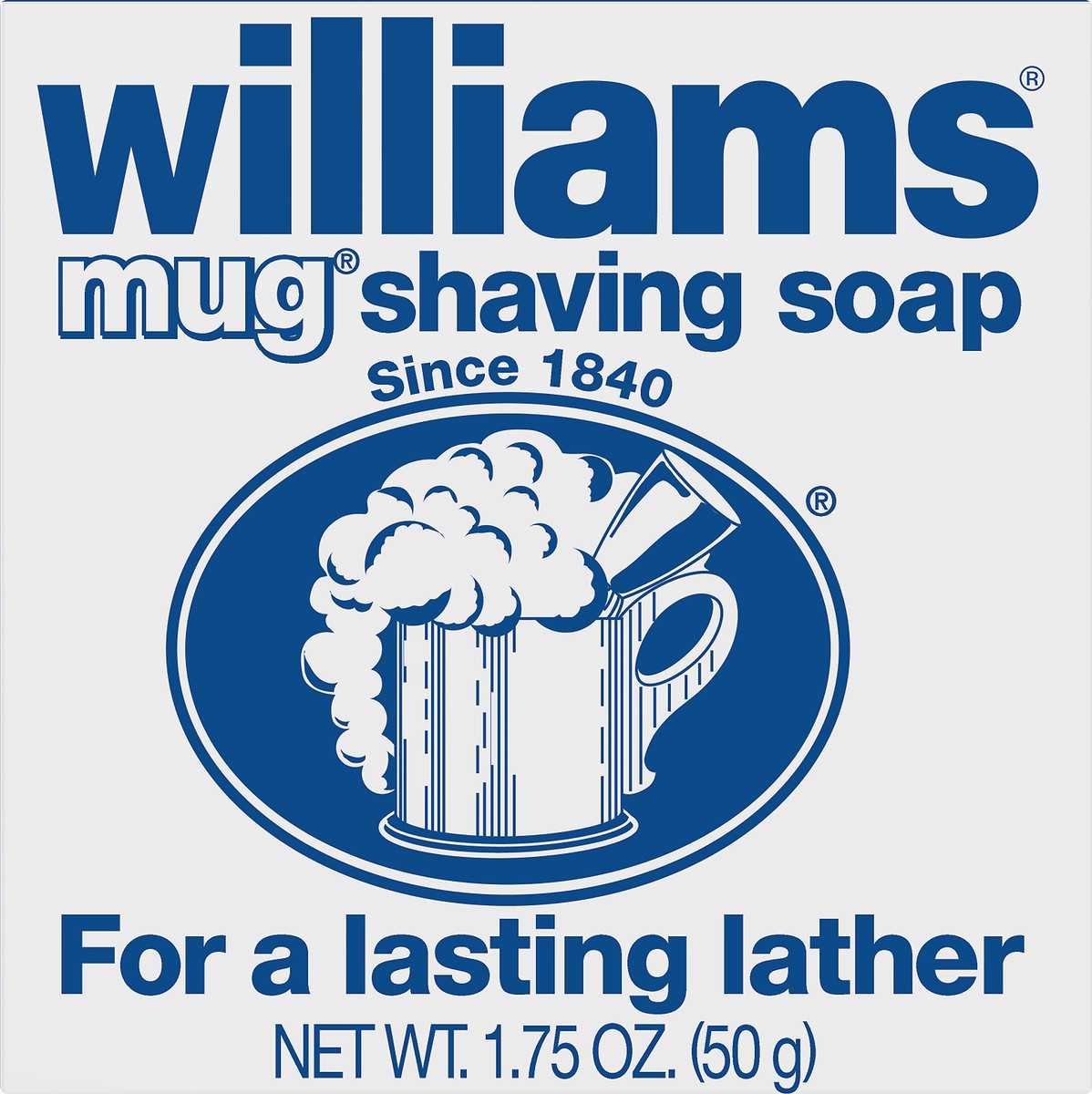 slide 1 of 9, Williams William's Regular Mug Shaving Soap, 1.75 oz