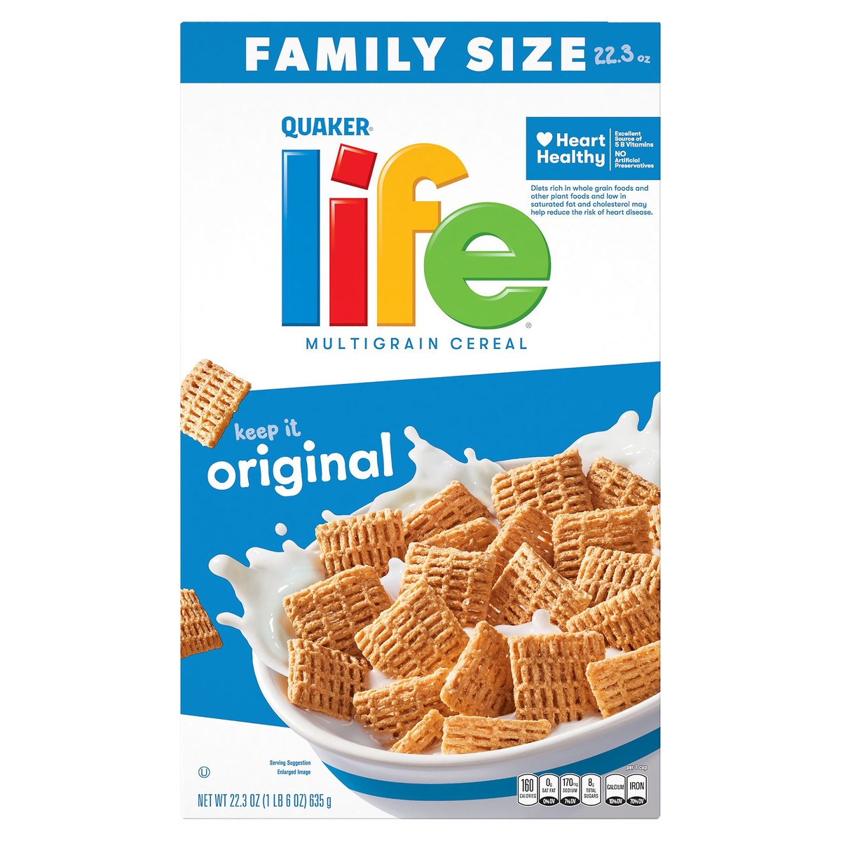 slide 9 of 11, Life Quaker Life Multigrain Cereal Original 22.3 Oz, 22.3 oz