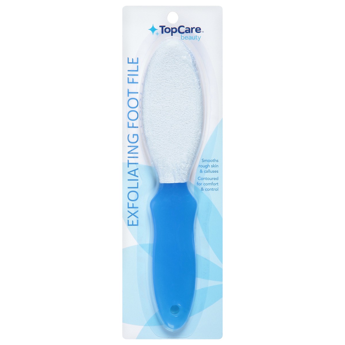 slide 9 of 9, TopCare Exfoliating Foot File, 1 ct