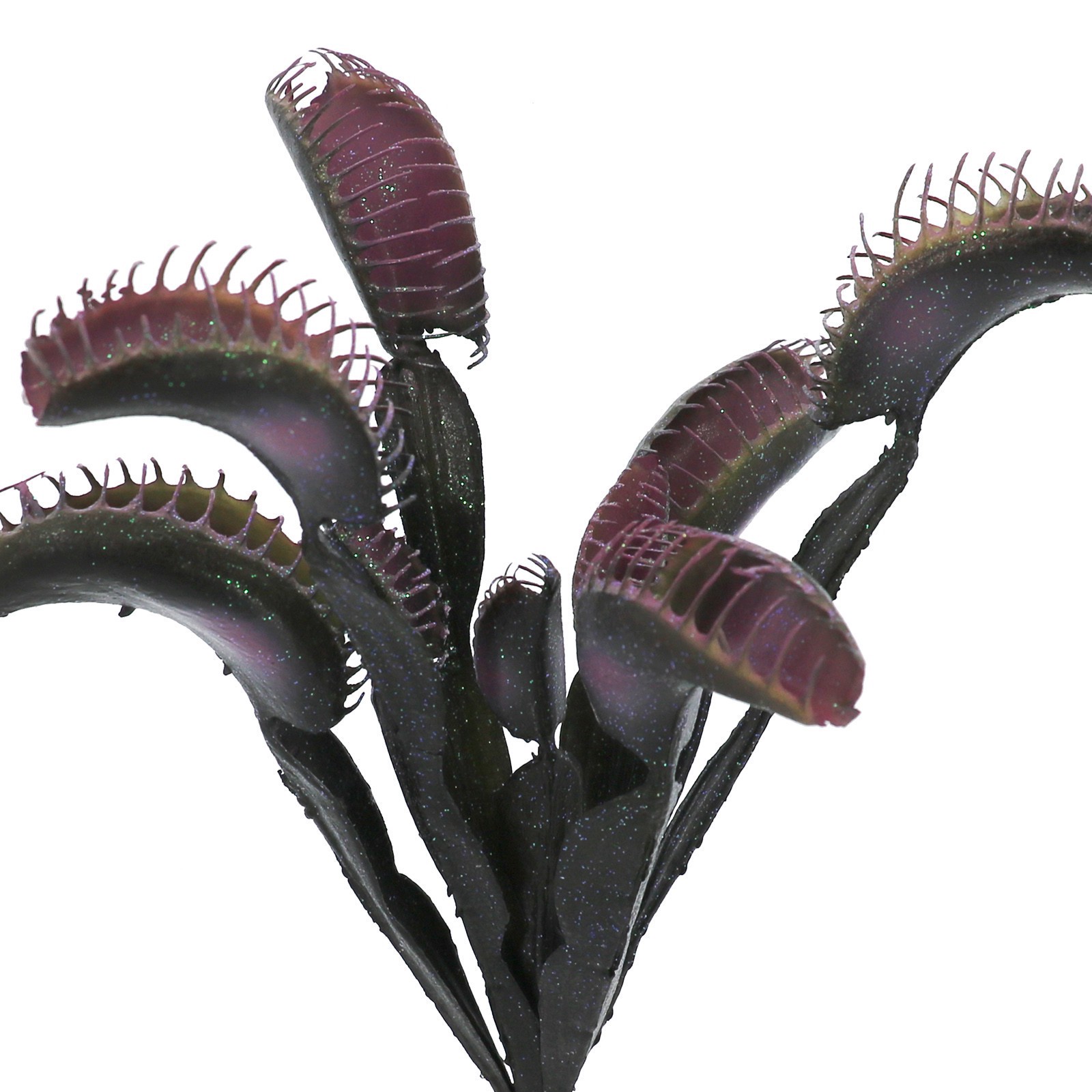 slide 2 of 2, 12" Purple & Black Venus Flytrap Pick By Ashland, 12 in